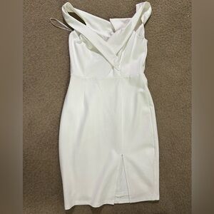 White Off The Shoulder Dress